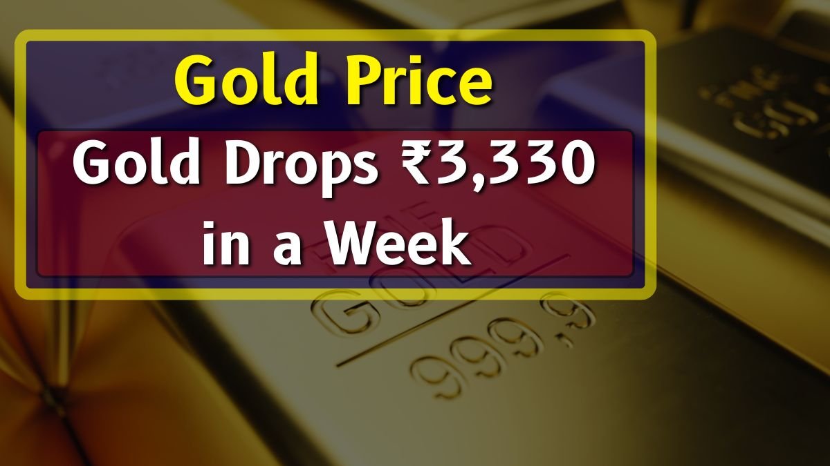 Gold Drops ₹3,330 in a Week